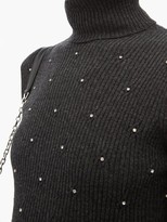 Thumbnail for your product : Marc Jacobs Runway - Crystal-embellished Wool-blend Sweater - Grey