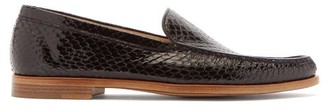 Gabriela Hearst Renault Elaphe Loafers - Womens - Black Gabriela Hearst Renault Elaphe Loafers - Womens - Black
