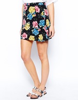 Thumbnail for your product : ASOS PETITE A-Line Skirt In Sweet Floral Print