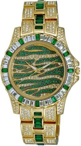 Adee Kaye Men's Chameleon Green Dial Watch - AK1177G