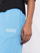 Thumbnail for your product : Ganni Logo-Lettering Track Pants