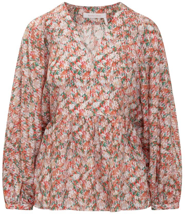 See By Chloe Floral Blouse | Shop the world's largest collection 