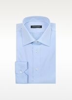Thumbnail for your product : Forzieri Light Blue Non-Iron Cotton Dress Shirt
