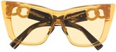 Thumbnail for your product : Balmain Eyewear Armour sunglasses