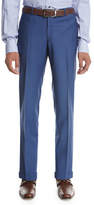 Thumbnail for your product : Isaia Unito Wool Flat-Front Trousers