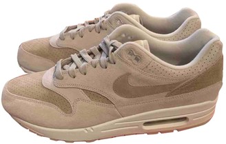 Nike Air Max 1 Beige Suede Trainers