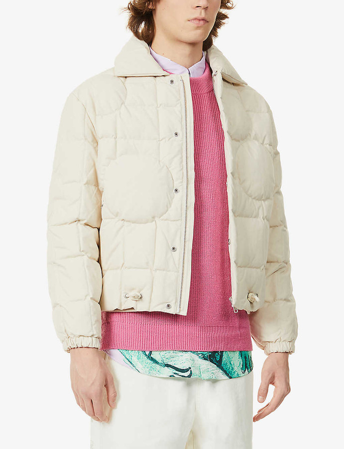 canvas down bomber jacket