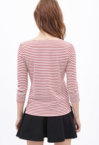 Thumbnail for your product : Forever 21 Sailor Stripe Top