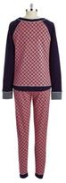 Thumbnail for your product : Kensie Patterned Two Piece Pajama Set