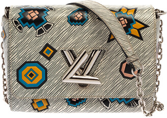 Louis Vuitton White Epi Leather Azteque Twist MM Bag