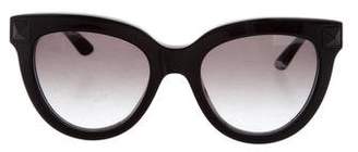Valentino Rockstud Gradient Sunglasses