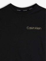 Thumbnail for your product : Calvin Klein Brand-print cotton pyjama set 8-16 years