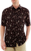 Thumbnail for your product : JCPenney Island Shores™ Short-Sleeve Button-Front Shirt