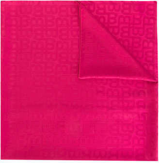 Bally tonal print scarf - women - Silk - One Size