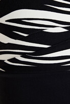 Thumbnail for your product : Splits59 Sophia zebra-print stretch sports bra