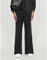 Thumbnail for your product : Vince Wide-leg mid-rise wool and cashmere-blend trousers