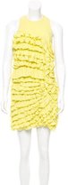 Thumbnail for your product : Robert Rodriguez Ruffle-Accented Mini Dress