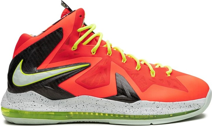 Nike LeBron 10 P.S Elite "Total Crimson" sneakers - ShopStyle Trainers &  Athletic Shoes