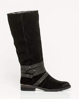 Thumbnail for your product : Le Château Suede Almond-Toe Boot