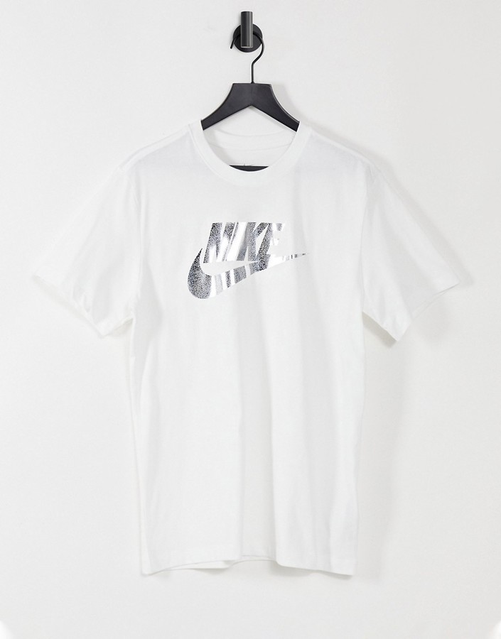 Nike Brand Mark iridescent logo T-shirt in - ShopStyle