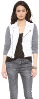 Thumbnail for your product : Monrow Colorblock Moto Jacket