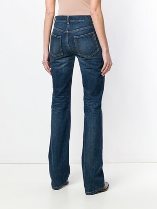 Saint Laurent Mid-Rised Bootcut Jeans