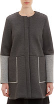 Thumbnail for your product : Lisa Perry Neoprene Colorblock Swing Coat