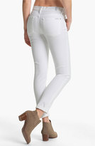 Thumbnail for your product : 7 For All Mankind 'The Slim Cigarette' Stretch Jeans (Clean White)