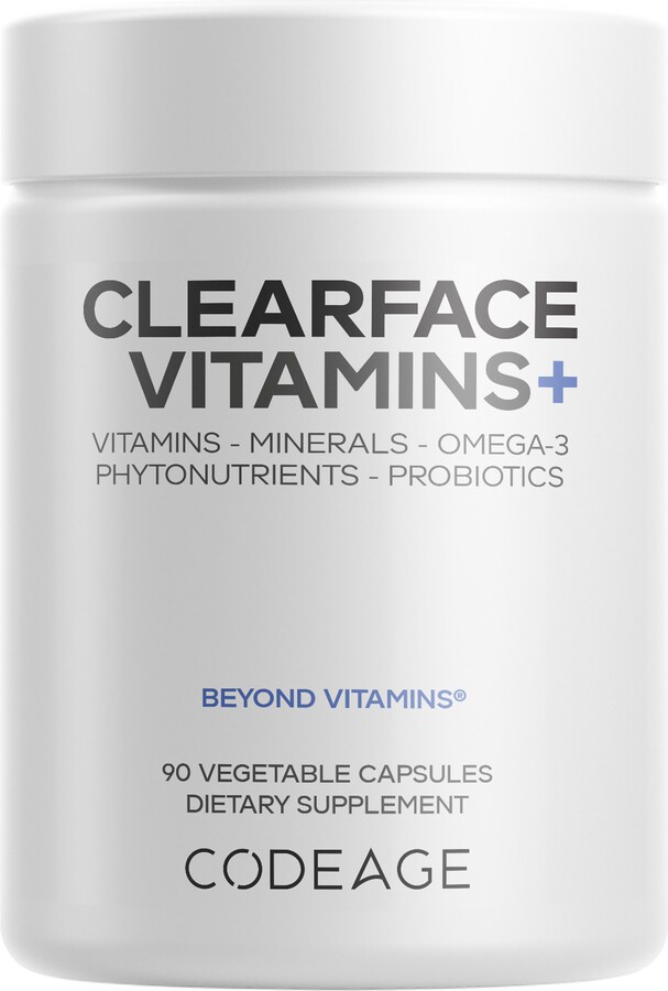 Codeage Clearface Pantothenic Acid & Niacin Vitamins Supplement