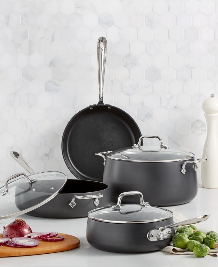 All-Clad d5 Stainless Brushed 7-Piece Cookware Set - 100% Exclusive