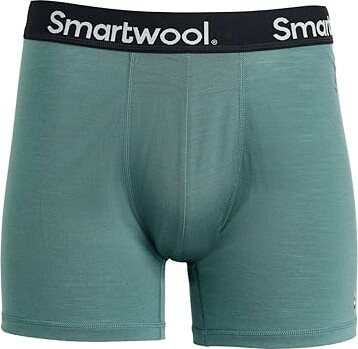 Smartwool Everyday Merino Boxer Brief Boxed Men's Underwear Dusty Teal : MD, Lyocell/Tencel/Wool