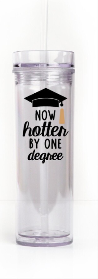 Etsy Funny Graduation Tumbler, Class Of 2025 Gift, Now Hotter By One Degree, Bs & As Bachelors Associates College Grad Student Gift