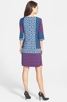 Thumbnail for your product : Donna Morgan V-Neck Print Shift Dress