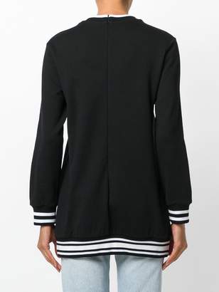 Dolce & Gabbana patch appliqué sweatshirt