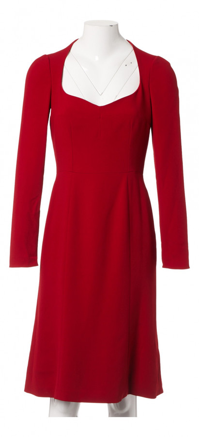Dolce & Gabbana Red Viscose Dresses