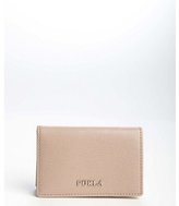 Thumbnail for your product : Furla taupe leather business card case