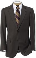 Thumbnail for your product : Jos. A. Bank Signature 2-Button Wool Suit with Pleated Trousers- Medium Brown Herringbone- Extended Sizes