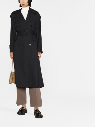 Blanca Vita Belted Double-Breasted Trench Coat