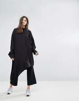 Thumbnail for your product : Weekday Shirt Dress With Asymmetric Hem
