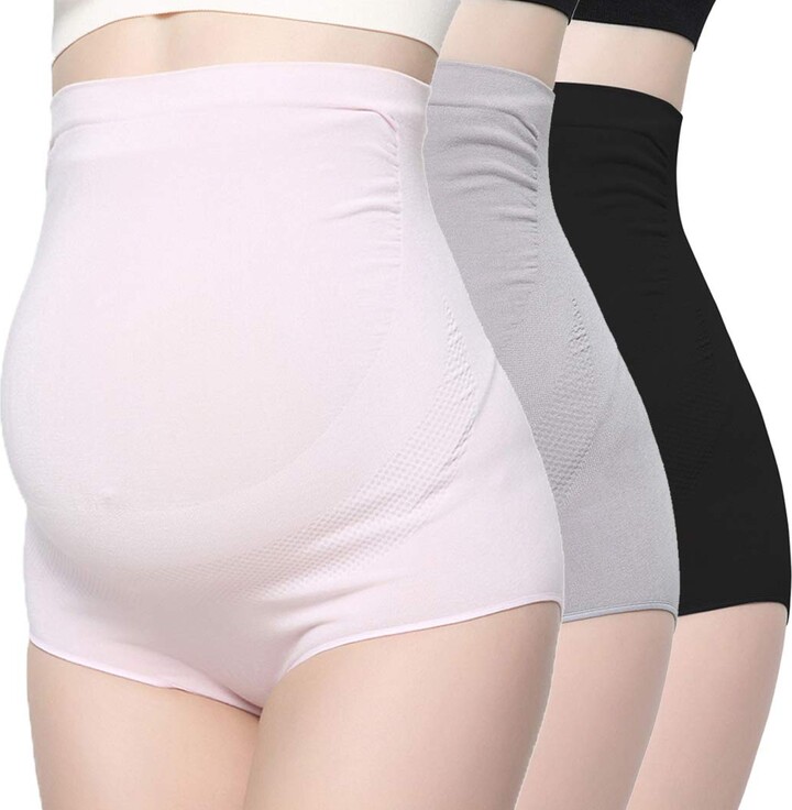通用 COLOMI Womens Maternity Over Bump Underwear Seamless High