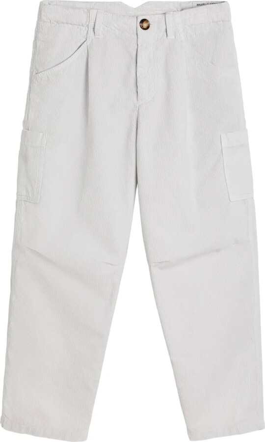 Corduroy Cargo Casual Trousers