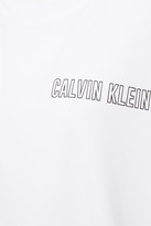 Thumbnail for your product : Calvin Klein Performance Performance Cropped Printed Stretch-cotton-jersey T-shirt