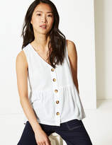 Thumbnail for your product : Marks and Spencer Button Detailed Blouse