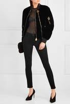 Thumbnail for your product : L'Agence The Chantal Low-rise Skinny Jeans - Black
