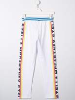 Thumbnail for your product : Stella McCartney Kids TEEN logo stripe track pants
