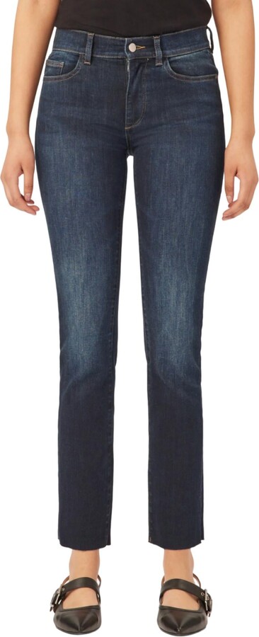 DL1961 - Women's Mara Mid Rise Instasculpt Ankle Jeans In Under Current