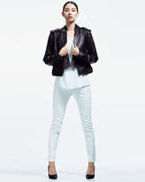 Thumbnail for your product : Alexander Wang Shawl-Collar Leather Motorcycle Jacket