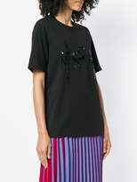 Thumbnail for your product : MSGM sequin logo T-shirt