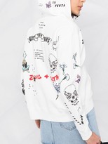 Thumbnail for your product : Zadig & Voltaire Graphic-Print Zipped Hoodie