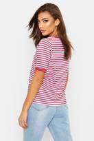 Thumbnail for your product : boohoo Stripe Ringer T-Shirt